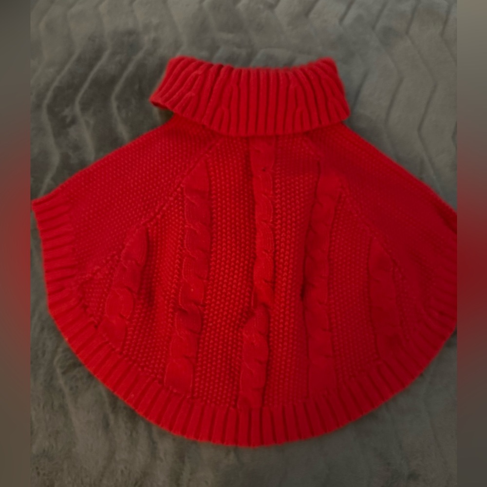 Red poncho
